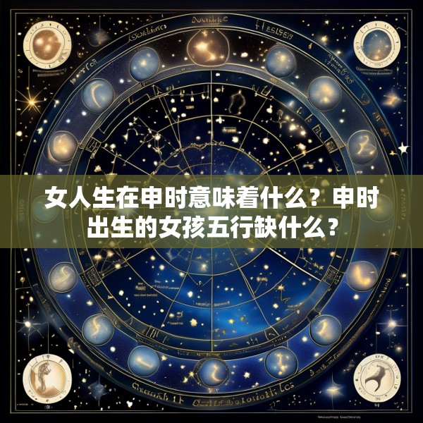女人生在申时意味着什么?申时出生的女孩五行缺什么?