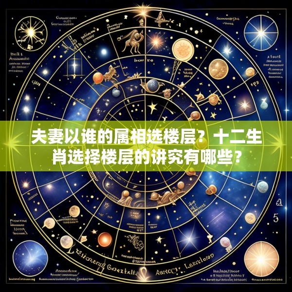 夫妻以谁的属相选楼层?十二生肖选择楼层的讲究有哪些?