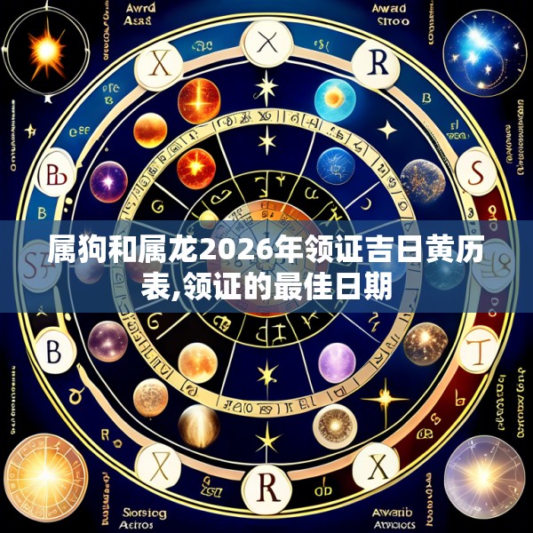 属狗和属龙2026年领证吉日黄历表,领证的最佳日期
