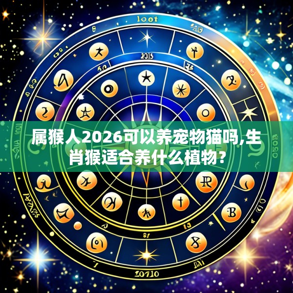 属猴人2026可以养宠物猫吗,生肖猴适合养什么植物？