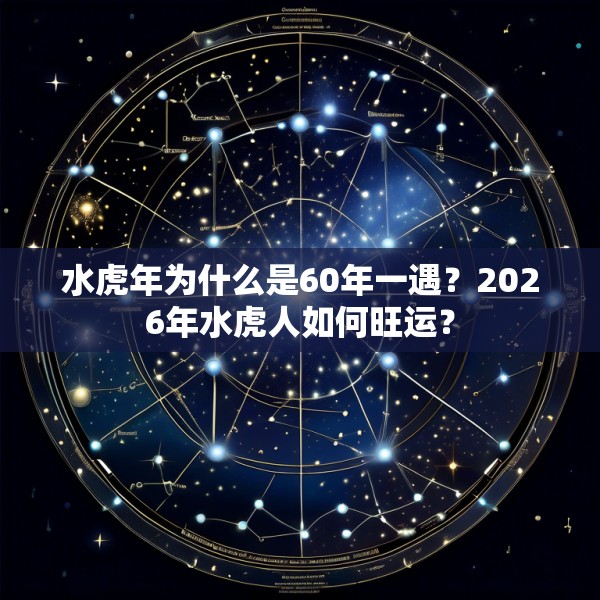 水虎年为什么是60年一遇?2026年水虎人如何旺运?