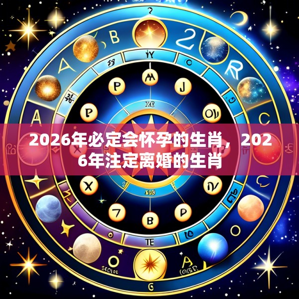 2026年必定会怀孕的生肖，2026年注定离婚的生肖