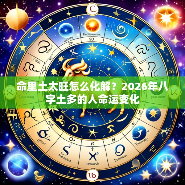 命里土太旺怎么化解？2026年八字土多的人命运变化