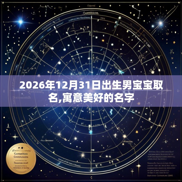 2026年12月31日出生男宝宝取名,寓意美好的名字
