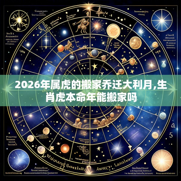 2026年属虎的搬家乔迁大利月,生肖虎本命年能搬家吗