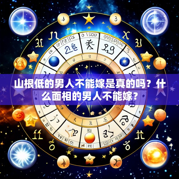 山根低的男人不能嫁是真的吗?什么面相的男人不能嫁?