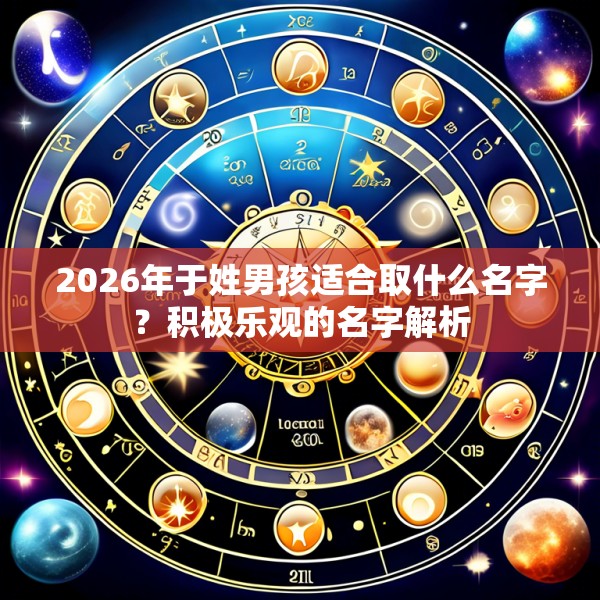 2026年于姓男孩适合取什么名字？积极乐观的名字解析