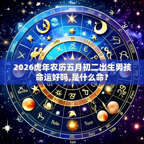 2026虎年农历五月初二出生男孩命运好吗,是什么命？