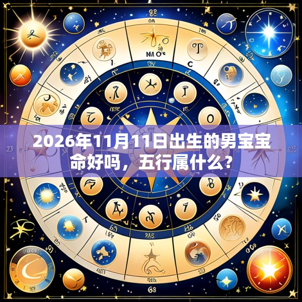 2026年11月11日出生的男宝宝命好吗,五行属什么?