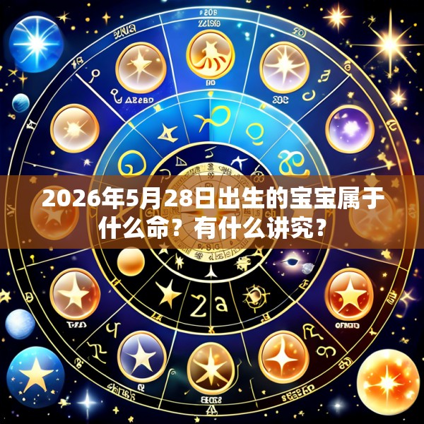 2026年5月28日出生的宝宝属于什么命？有什么讲究？