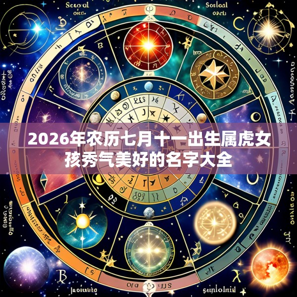2026年农历七月十一出生属虎女孩秀气美好的名字大全