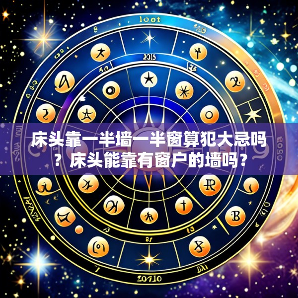 床头靠一半墙一半窗算犯大忌吗？床头能靠有窗户的墙吗？