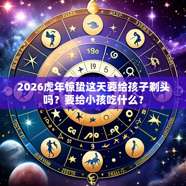 2026虎年惊蛰这天要给孩子剃头吗？要给小孩吃什么？