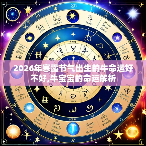 2026年寒露节气出生的牛命运好不好,牛宝宝的命运解析