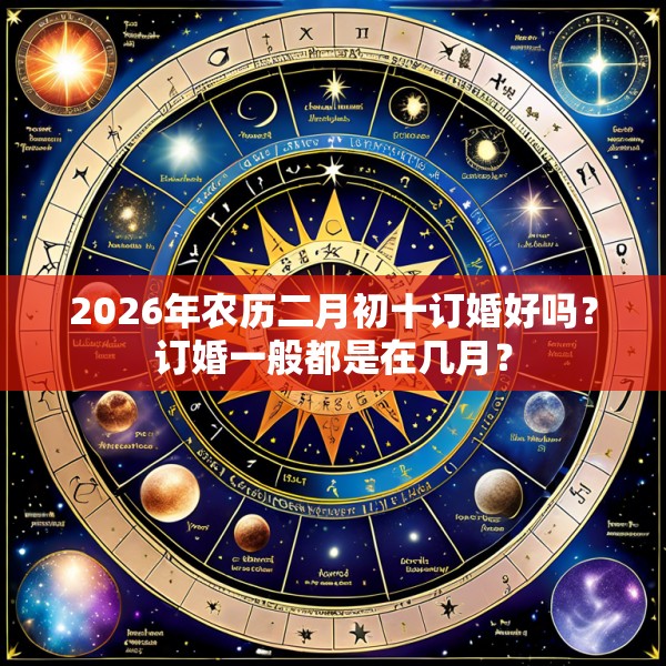 2026年农历二月初十订婚好吗?订婚一般都是在几月?