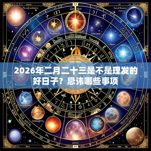 2026年二月二十三是不是理发的好日子？忌讳哪些事项