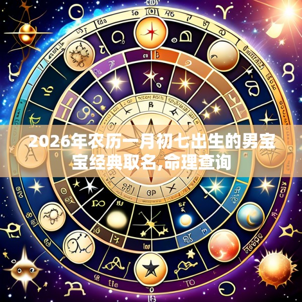 2026年农历一月初七出生的男宝宝经典取名,命理查询