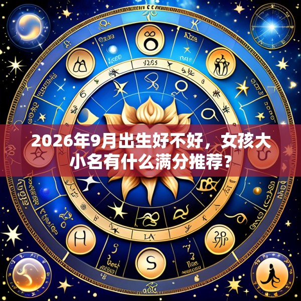 2026年9月出生好不好，女孩大小名有什么满分推荐？