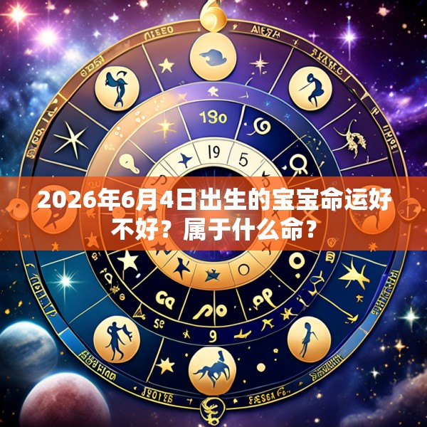 2026年6月4日出生的宝宝命运好不好？属于什么命？