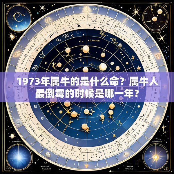 1973年属牛的是什么命？属牛人最倒霉的时候是哪一年？