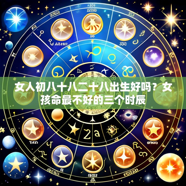 女人初八十八二十八出生好吗?女孩命最不好的三个时辰
