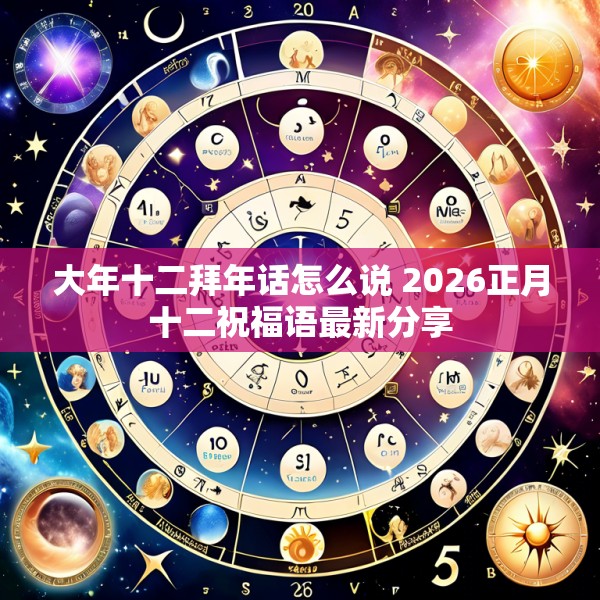 大年十二拜年话怎么说 2026正月十二祝福语最新分享