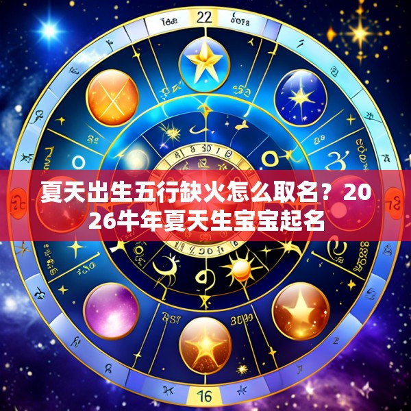 夏天出生五行缺火怎么取名?2026牛年夏天生宝宝起名