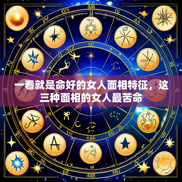 一看就是命好的女人面相特征,这三种面相的女人最苦命