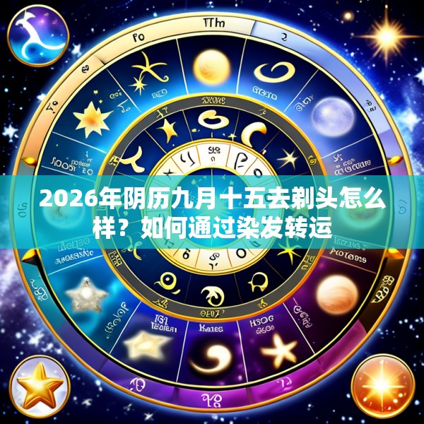 2026年阴历九月十五去剃头怎么样?如何通过染发转运