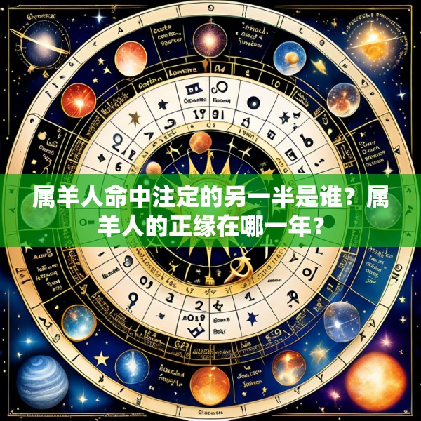 属羊人命中注定的另一半是谁？属羊人的正缘在哪一年？