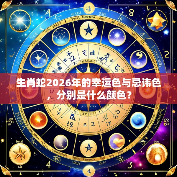 生肖蛇2026年的幸运色与忌讳色，分别是什么颜色？