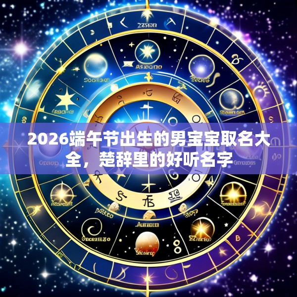 2026端午节出生的男宝宝取名大全,楚辞里的好听名字