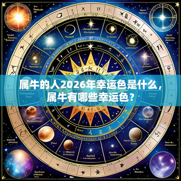 属牛的人2026年幸运色是什么,属牛有哪些幸运色?