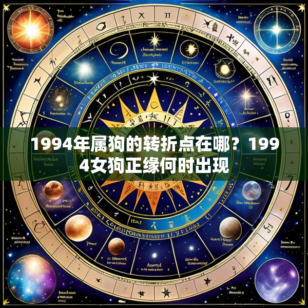 1994年属狗的转折点在哪？1994女狗正缘何时出现