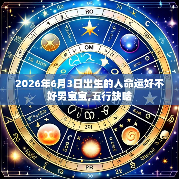 2026年6月3日出生的人命运好不好男宝宝,五行缺啥