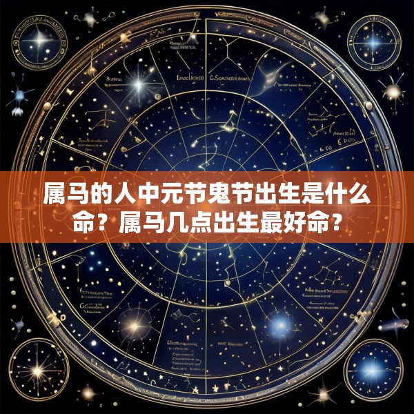 属马的人中元节鬼节出生是什么命?属马几点出生最好命?