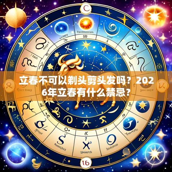 立春不可以剃头剪头发吗？2026年立春有什么禁忌？