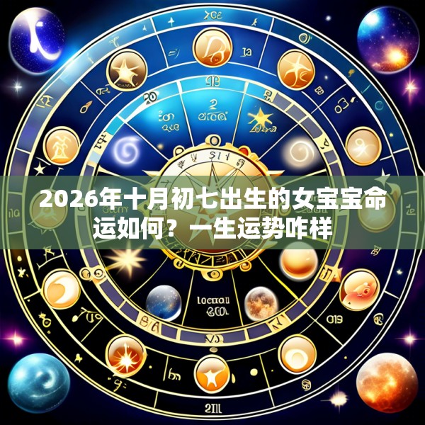 2026年十月初七出生的女宝宝命运如何?一生运势咋样
