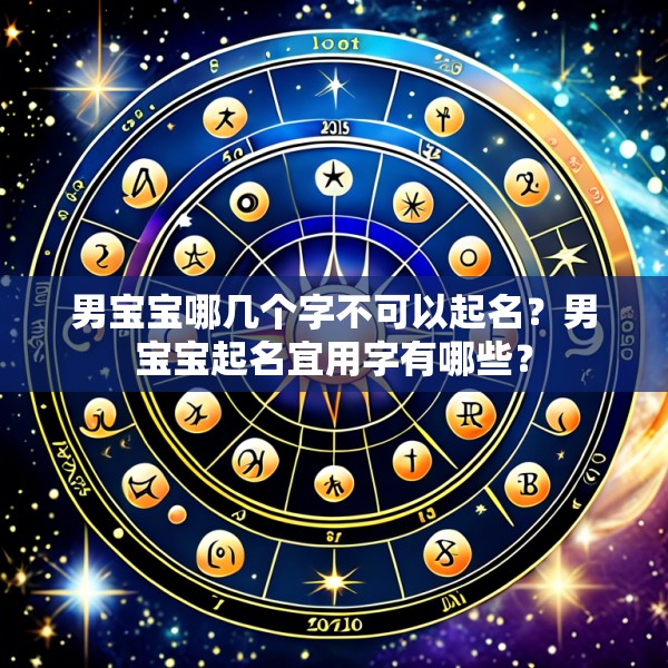 男宝宝哪几个字不可以起名?男宝宝起名宜用字有哪些?