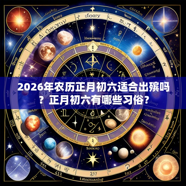 2026年农历正月初六适合出殡吗？正月初六有哪些习俗？