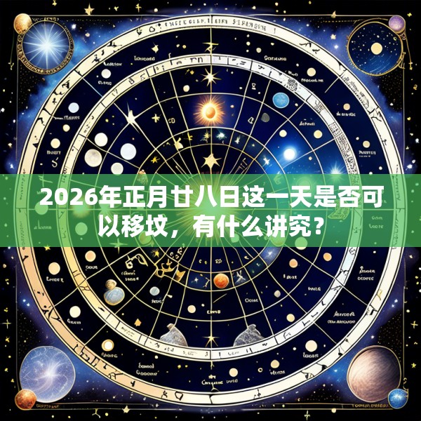 2026年正月廿八日这一天是否可以移坟,有什么讲究?