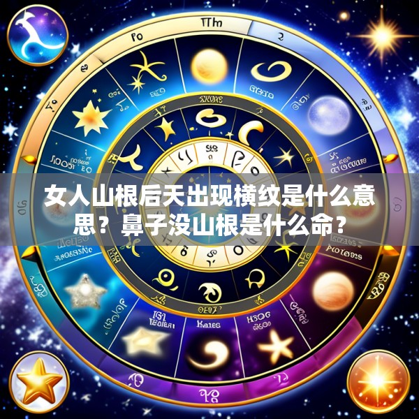 女人山根后天出现横纹是什么意思？鼻子没山根是什么命？