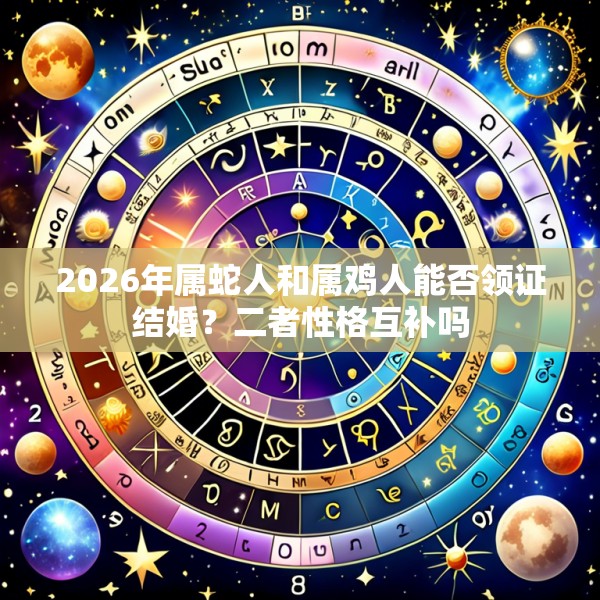 2026年属蛇人和属鸡人能否领证结婚?二者性格互补吗