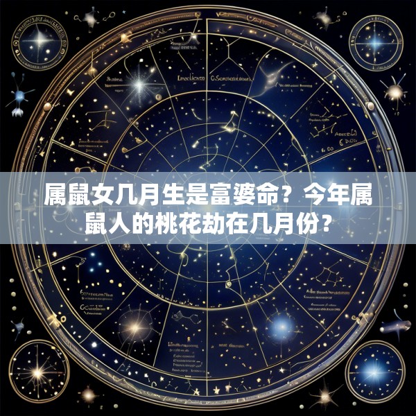 属鼠女几月生是富婆命？今年属鼠人的桃花劫在几月份？