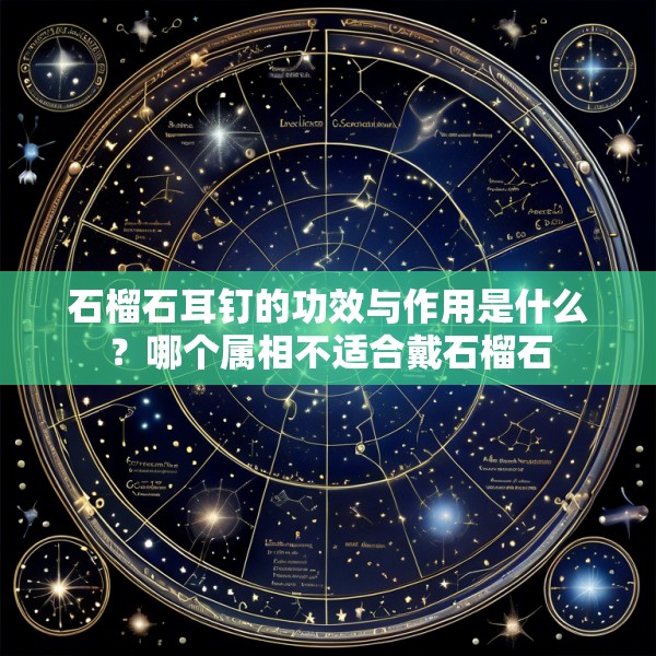 石榴石耳钉的功效与作用是什么?哪个属相不适合戴石榴石