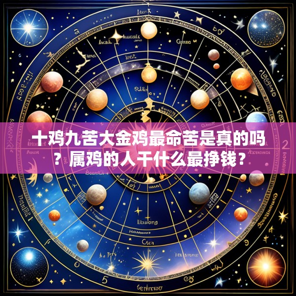 十鸡九苦大金鸡最命苦是真的吗?属鸡的人干什么最挣钱?