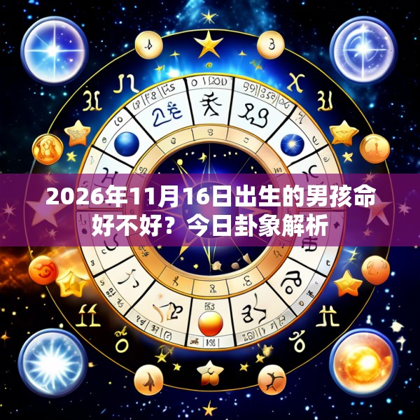 2026年11月16日出生的男孩命好不好？今日卦象解析