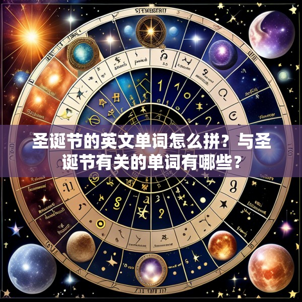 圣诞节的英文单词怎么拼?与圣诞节有关的单词有哪些?