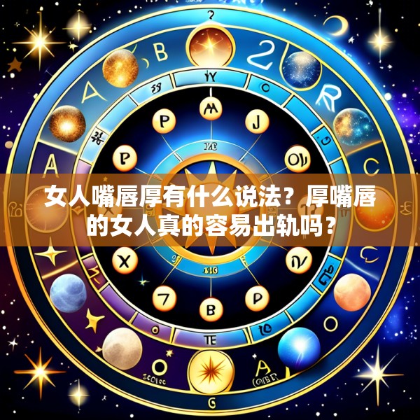 女人嘴唇厚有什么说法?厚嘴唇的女人真的容易出轨吗?