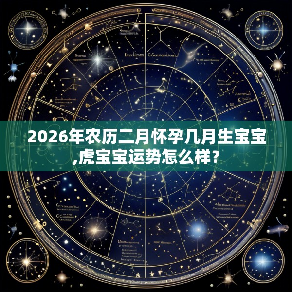 2026年农历二月怀孕几月生宝宝,虎宝宝运势怎么样?